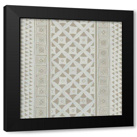 Bambala VI Black Modern Wood Framed Art Print by Lovell, Kathrine