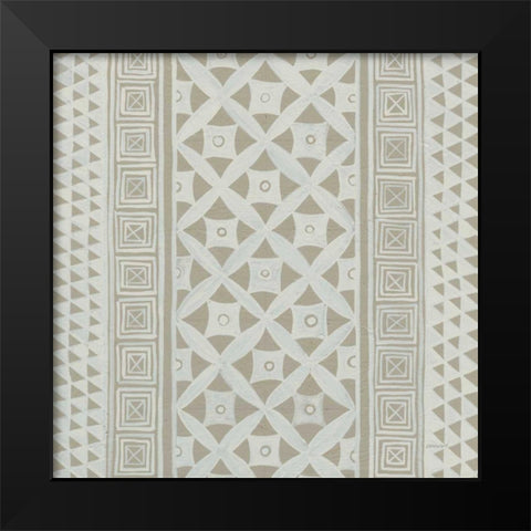 Bambala VI Black Modern Wood Framed Art Print by Lovell, Kathrine