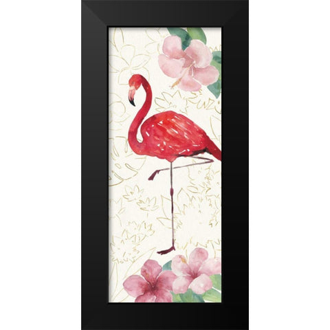 Tropical Fun Bird VII Black Modern Wood Framed Art Print by Sussman, Harriet