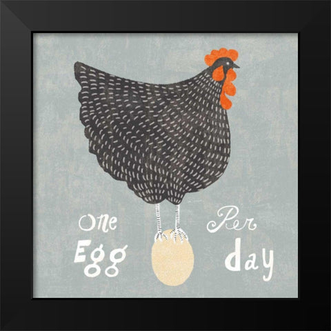 Fresh Eggs I Black Modern Wood Framed Art Print by Schlabach, Sue