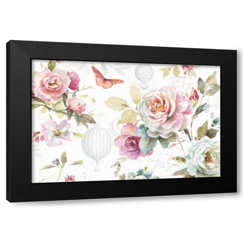 Beautiful Romance I Black Modern Wood Framed Art Print with Double Matting by Audit, Lisa