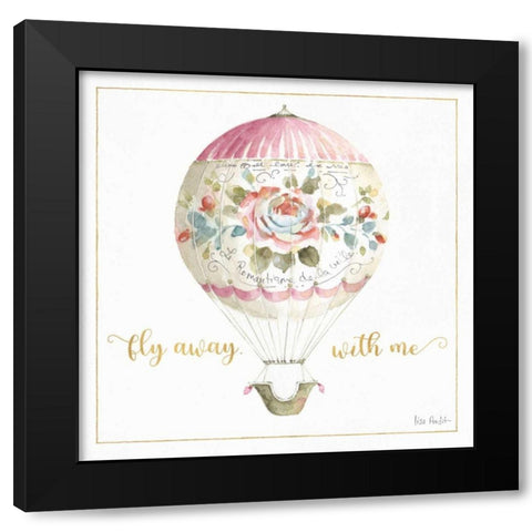 Beautiful Romance X Black Modern Wood Framed Art Print with Double Matting by Audit, Lisa