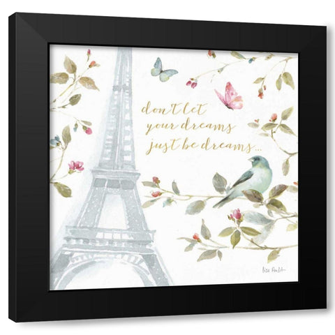 Beautiful Romance XX Black Modern Wood Framed Art Print with Double Matting by Audit, Lisa