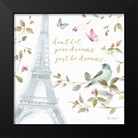 Beautiful Romance XX Black Modern Wood Framed Art Print by Audit, Lisa