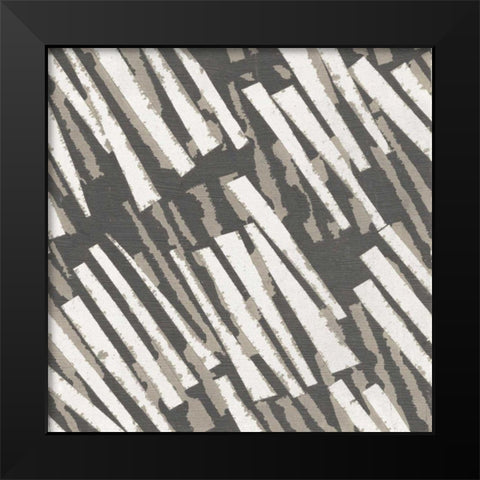 Fun on the Fourth III Neutral Black Modern Wood Framed Art Print by Wild Apple Portfolio