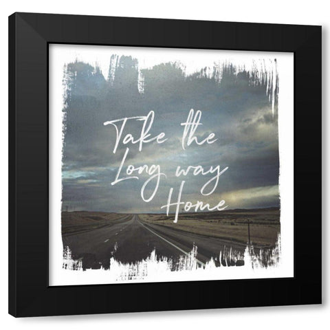 Wild Wishes II Black Modern Wood Framed Art Print by Marshall, Laura