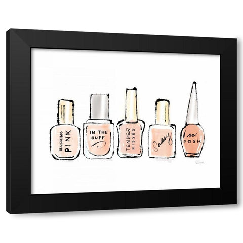 Beauty and Sass Pink I Black Modern Wood Framed Art Print with Double Matting by Schlabach, Sue