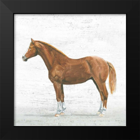 Natural Charm II Sq on Wood Black Modern Wood Framed Art Print by Adams, Emily