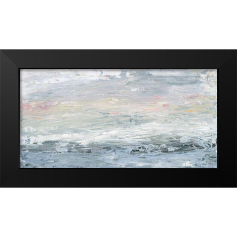 Gazing Out Black Modern Wood Framed Art Print by Adams, Sarah