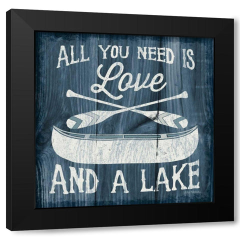 Up North I Black Modern Wood Framed Art Print with Double Matting by Marshall, Laura