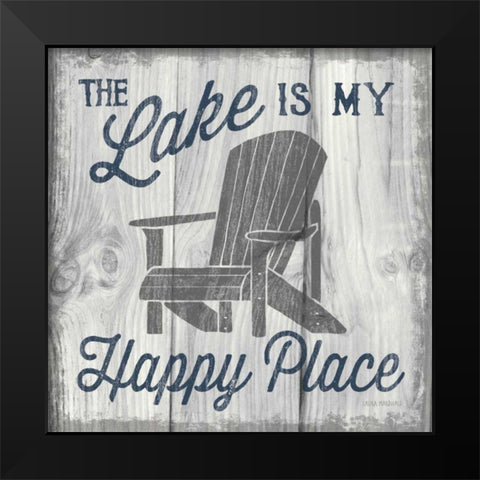 Up North II Black Modern Wood Framed Art Print by Marshall, Laura