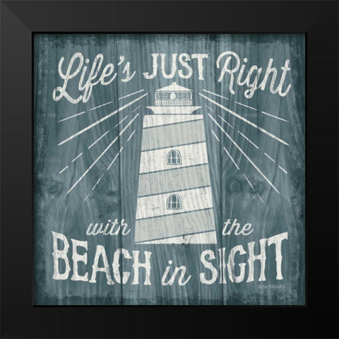 Up North III Black Modern Wood Framed Art Print by Marshall, Laura