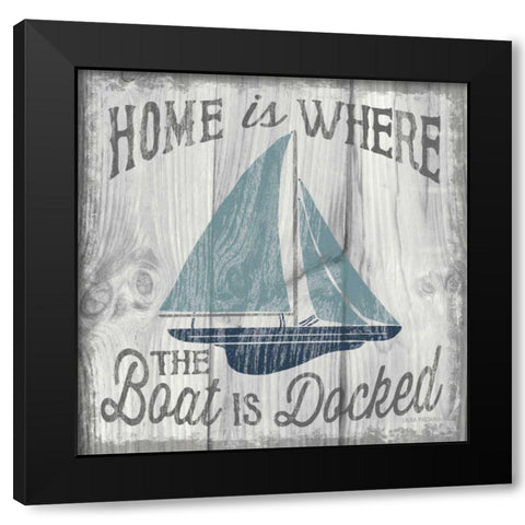 Up North IV Black Modern Wood Framed Art Print with Double Matting by Marshall, Laura