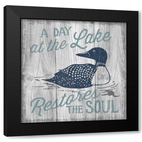 Up North VI Black Modern Wood Framed Art Print by Marshall, Laura