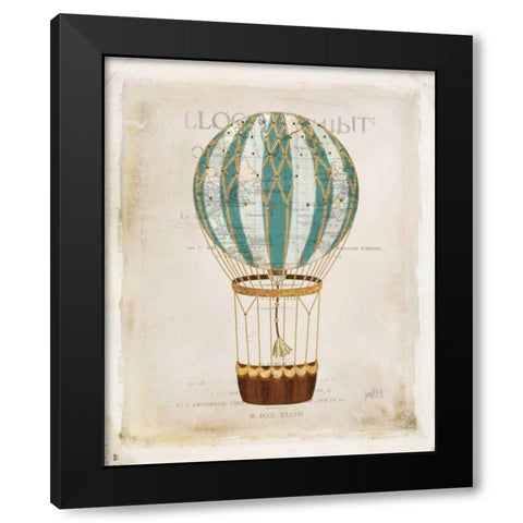 Balloon Expo V Black Modern Wood Framed Art Print with Double Matting by Pertiet, Katie
