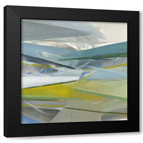 Reaching Out Black Modern Wood Framed Art Print with Double Matting by Maye, Jo