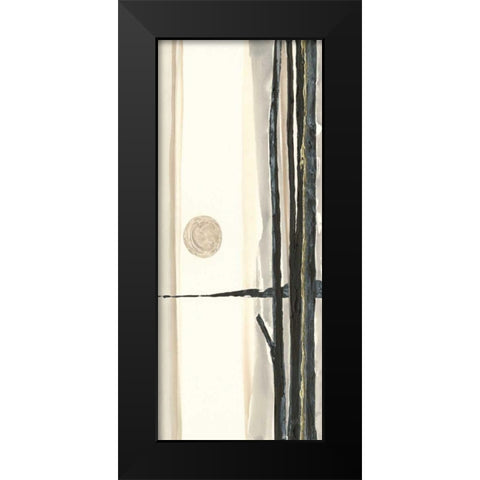 Through the Trees III Black Modern Wood Framed Art Print by Paschke, Chris