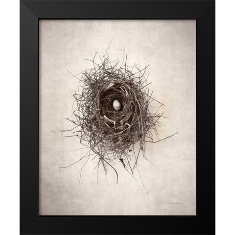 Nest I Black Modern Wood Framed Art Print by Van Swearingen, Debra