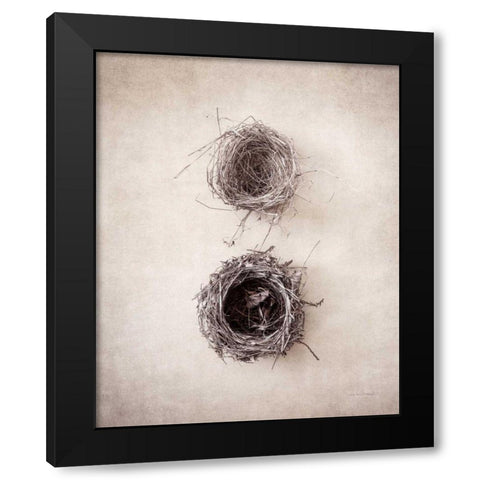 Nest IV Black Modern Wood Framed Art Print by Van Swearingen, Debra