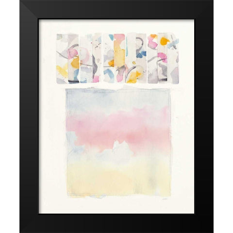 Day Dream Watercolor Black Modern Wood Framed Art Print by Schick, Mike