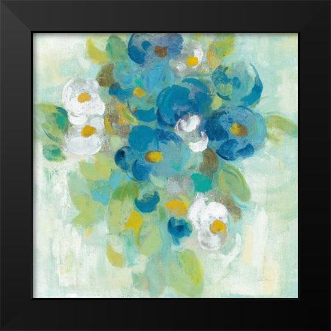 Spring Aroma II Yellow Black Modern Wood Framed Art Print by Vassileva, Silvia