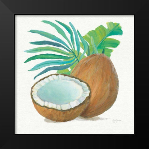 Coconut Palm III Black Modern Wood Framed Art Print by Urban, Mary