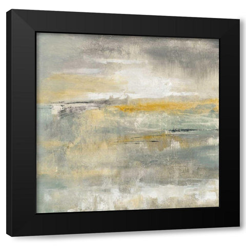 February Sky Black Modern Wood Framed Art Print by Vassileva, Silvia