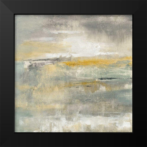 February Sky Black Modern Wood Framed Art Print by Vassileva, Silvia