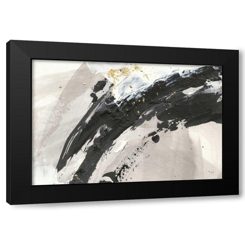 Galaxy I Crop Black Modern Wood Framed Art Print by Paschke, Chris