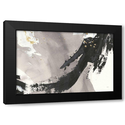 Galaxy II Crop Black Modern Wood Framed Art Print with Double Matting by Paschke, Chris