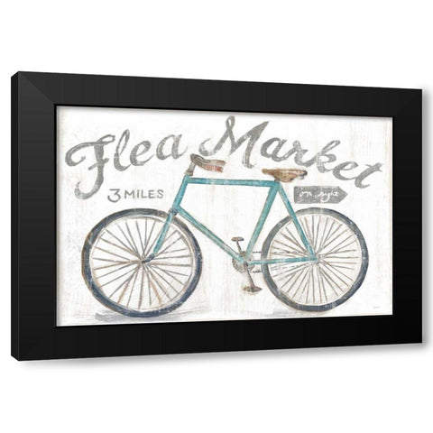 White Barn Flea Market I Black Modern Wood Framed Art Print with Double Matting by Schlabach, Sue