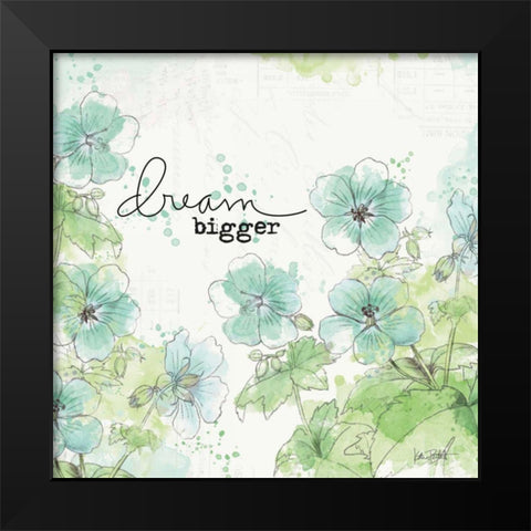 Dream and Faith I Black Modern Wood Framed Art Print by Pertiet, Katie