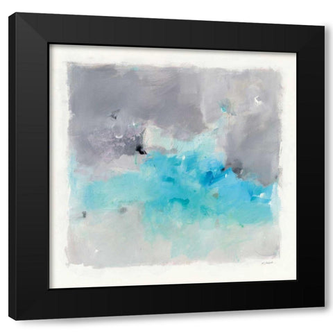 Spring Chase Black Modern Wood Framed Art Print with Double Matting by Schick, Mike