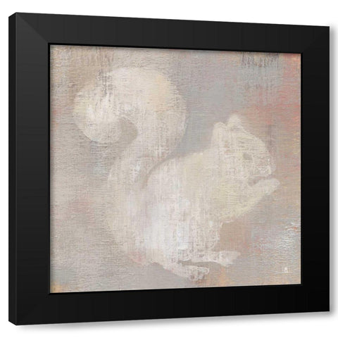 Lodge Fauna I v2 Black Modern Wood Framed Art Print with Double Matting by Studio Mousseau