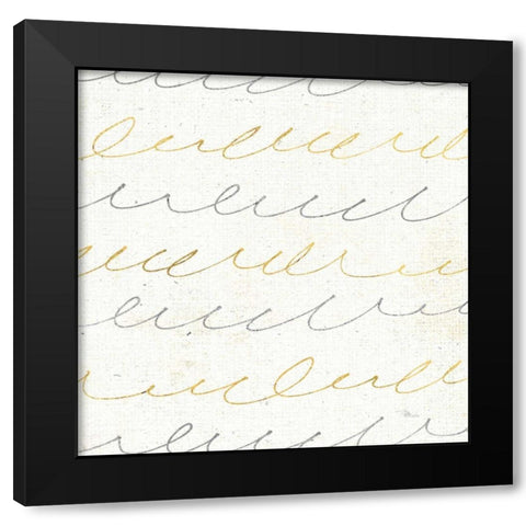 Coffee Cuties Pattern II A Black Modern Wood Framed Art Print by Pela Studio