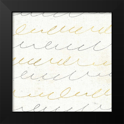 Coffee Cuties Pattern II A Black Modern Wood Framed Art Print by Pela Studio