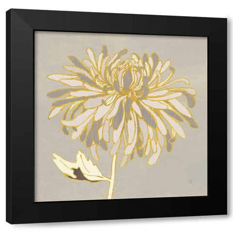 Sarahs Garden Gatsby III Black Modern Wood Framed Art Print by Adams, Sarah