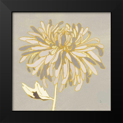 Sarahs Garden Gatsby III Black Modern Wood Framed Art Print by Adams, Sarah