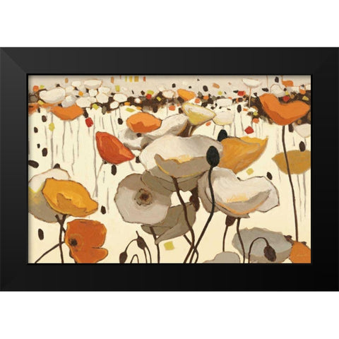 Neutrality Black Modern Wood Framed Art Print by Novak, Shirley