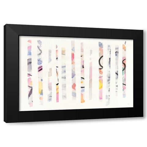 Candy Bars Black Modern Wood Framed Art Print by Schick, Mike