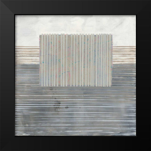 Layers of Reality Black Modern Wood Framed Art Print by Schick, Mike