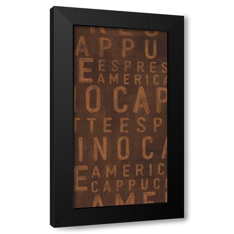Coffee and Co Step 04A I Black Modern Wood Framed Art Print with Double Matting by Penner, Janelle