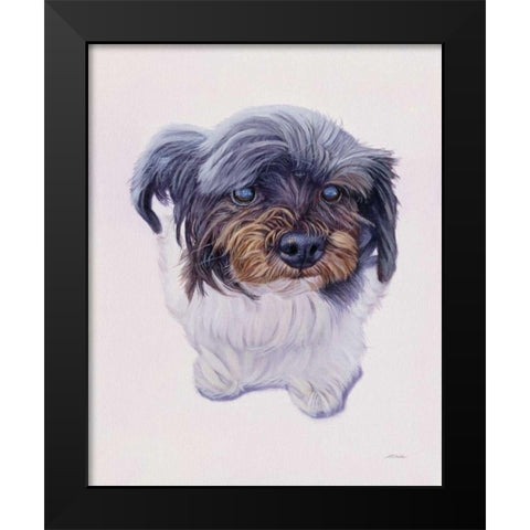 McCoy Black Modern Wood Framed Art Print by Ruby, James