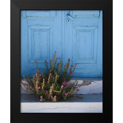 Santorini I Crop Black Modern Wood Framed Art Print by Miller, Sara Zieve