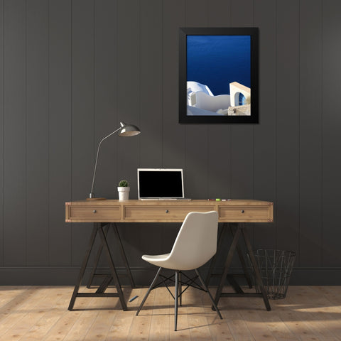 Santorini II Crop Black Modern Wood Framed Art Print by Miller, Sara Zieve