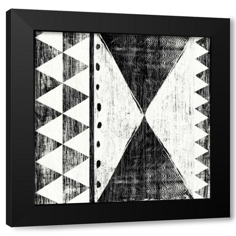 Patterns of the Savanna II No Gray BW Black Modern Wood Framed Art Print by Hershey, Moira