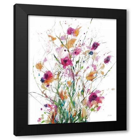 Hidden on White Crop Black Modern Wood Framed Art Print by Griggs, Jan