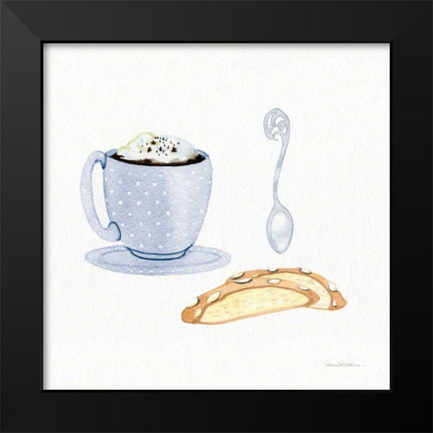 Coffee Break IX Black Modern Wood Framed Art Print by McKenna, Kathleen Parr