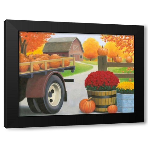 Autumn Affinity I Black Modern Wood Framed Art Print by Wiens, James