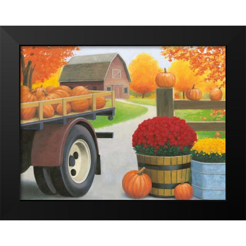 Autumn Affinity I Black Modern Wood Framed Art Print by Wiens, James